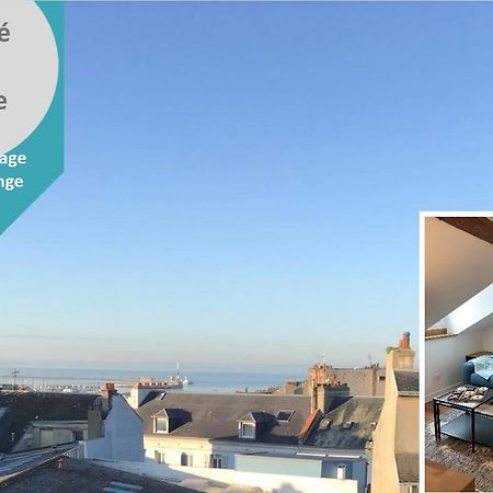 Appart Lh L'Estuaire - F2 Vue Mer Proximite Plage Le Havre Bagian luar foto